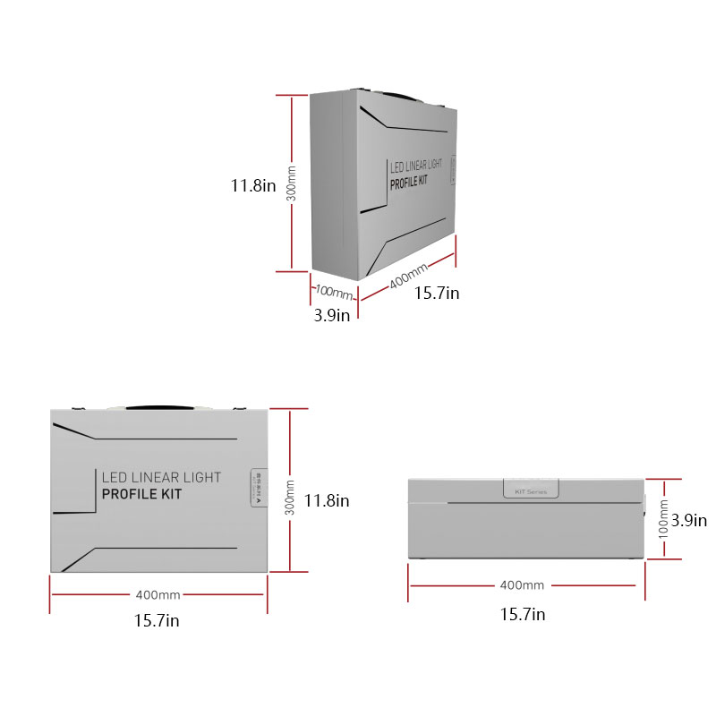 LED Aluminum Channel Sample Show Boxes LED Aluminum Channel Sample Show Boxes